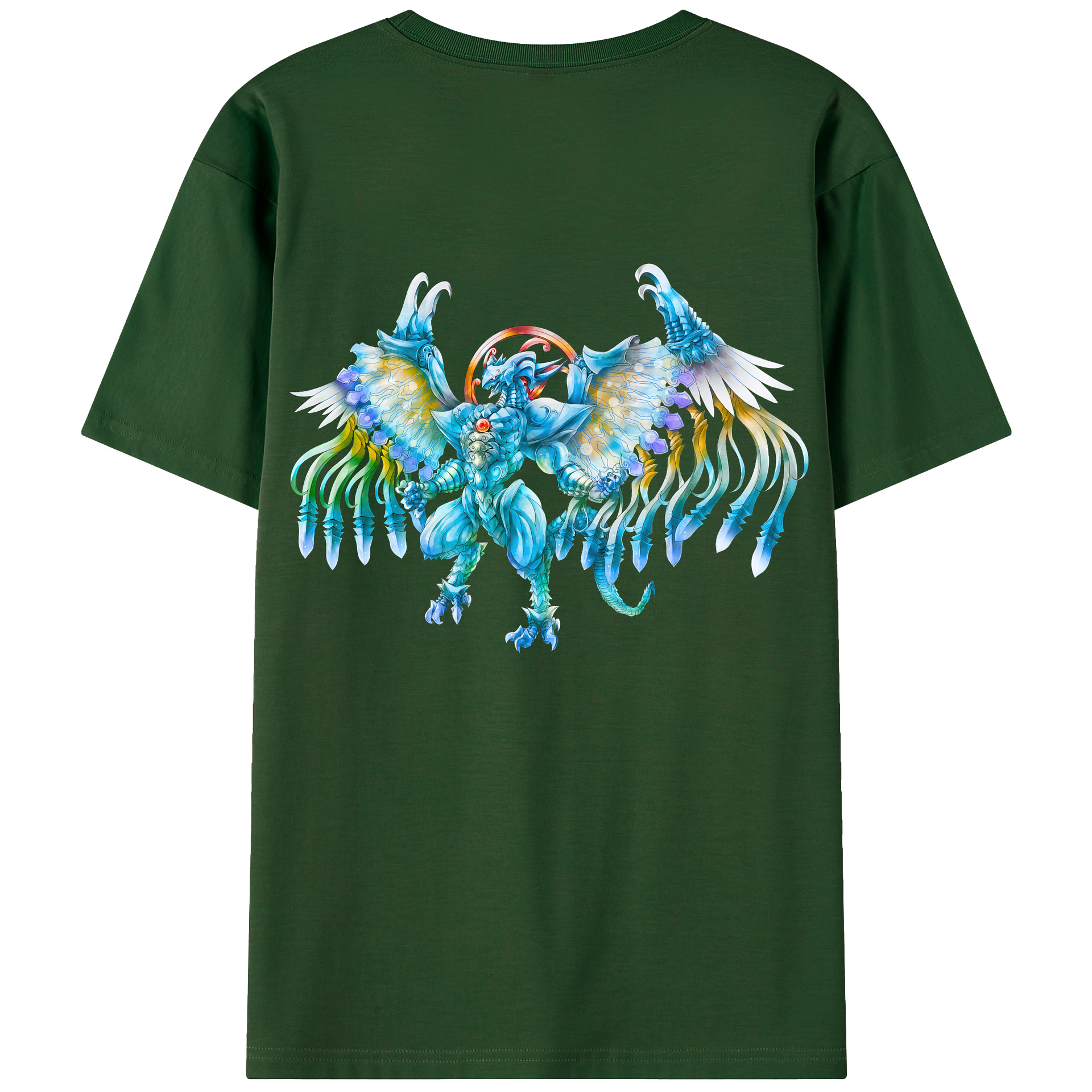 （画像用） 遊☆戯☆王 Yu-Gi-Oh! 綿100％半袖Tシャツ（背面プリント）